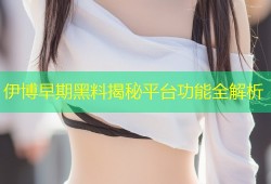 伊博早期黑料揭秘平台功能全解析