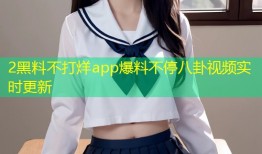 2黑料不打烊app爆料不停八卦视频实时更新