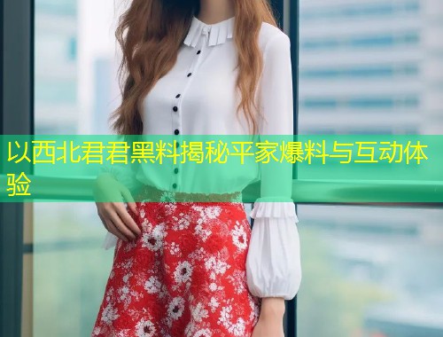以西北君君黑料揭秘平家爆料与互动体验